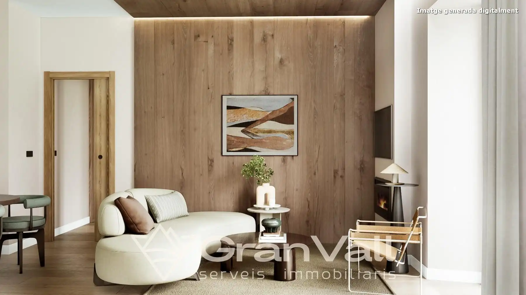 Living room of Apartments for sale in Puigcerdà  with Heating, Parquet flooring and Storage room