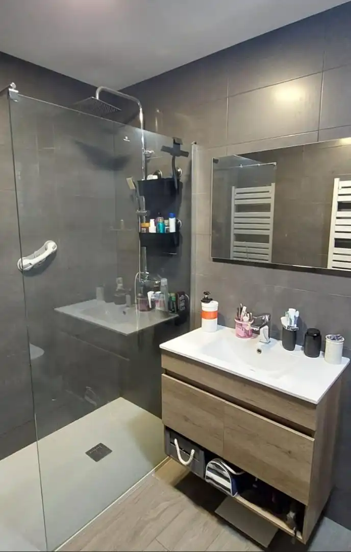 Bathroom of Apartments for sale in Málaga  with Air Conditioner and Balcony