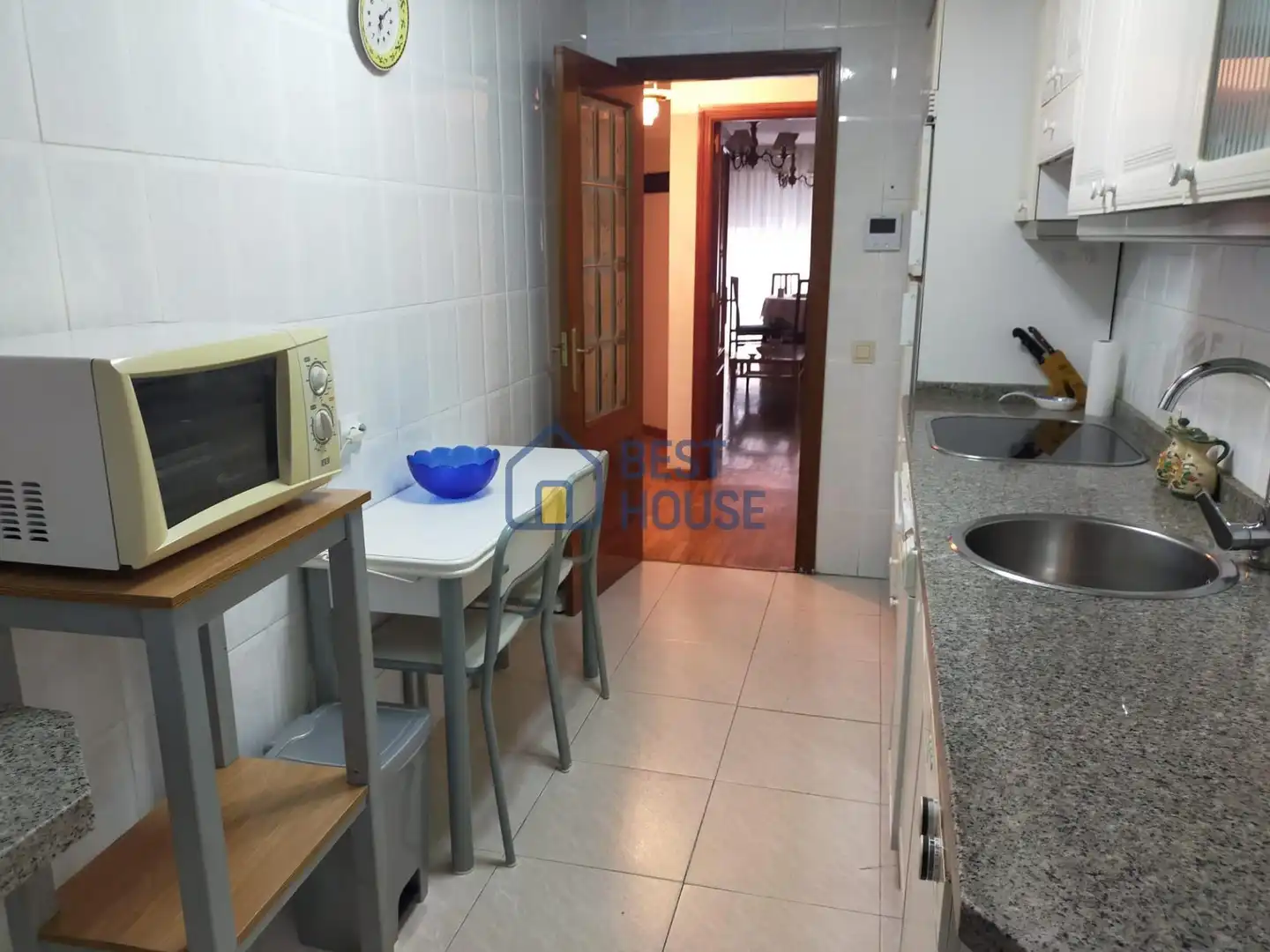 Cocina de Apartamento de alquiler en San Andrés del Rabanedo con Calefacción y Amueblado