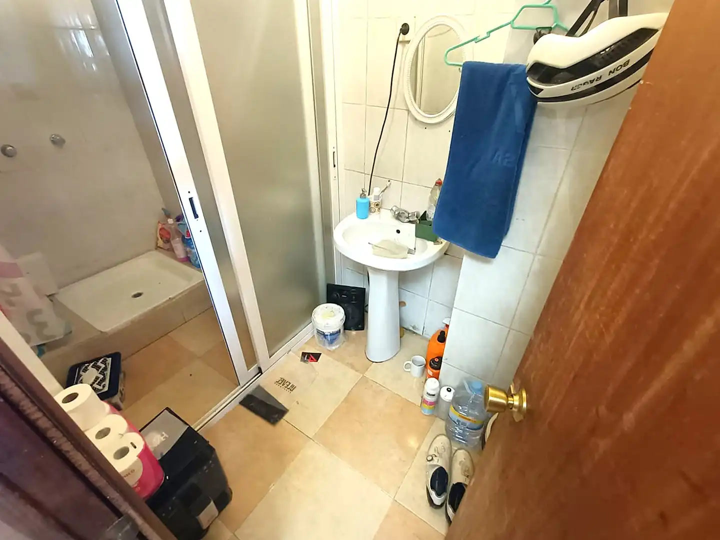 Badezimmer von Geschaftsraum zum Verkauf in Guadalajara mit Klimaanlage, Heizung und Alarm