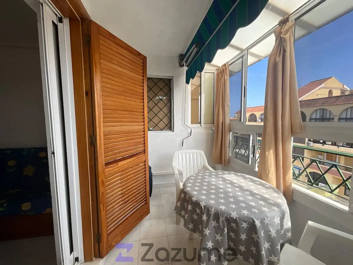 Balcony of Study for rent in Torrevieja  with Air Conditioner, Private garden and Terrace