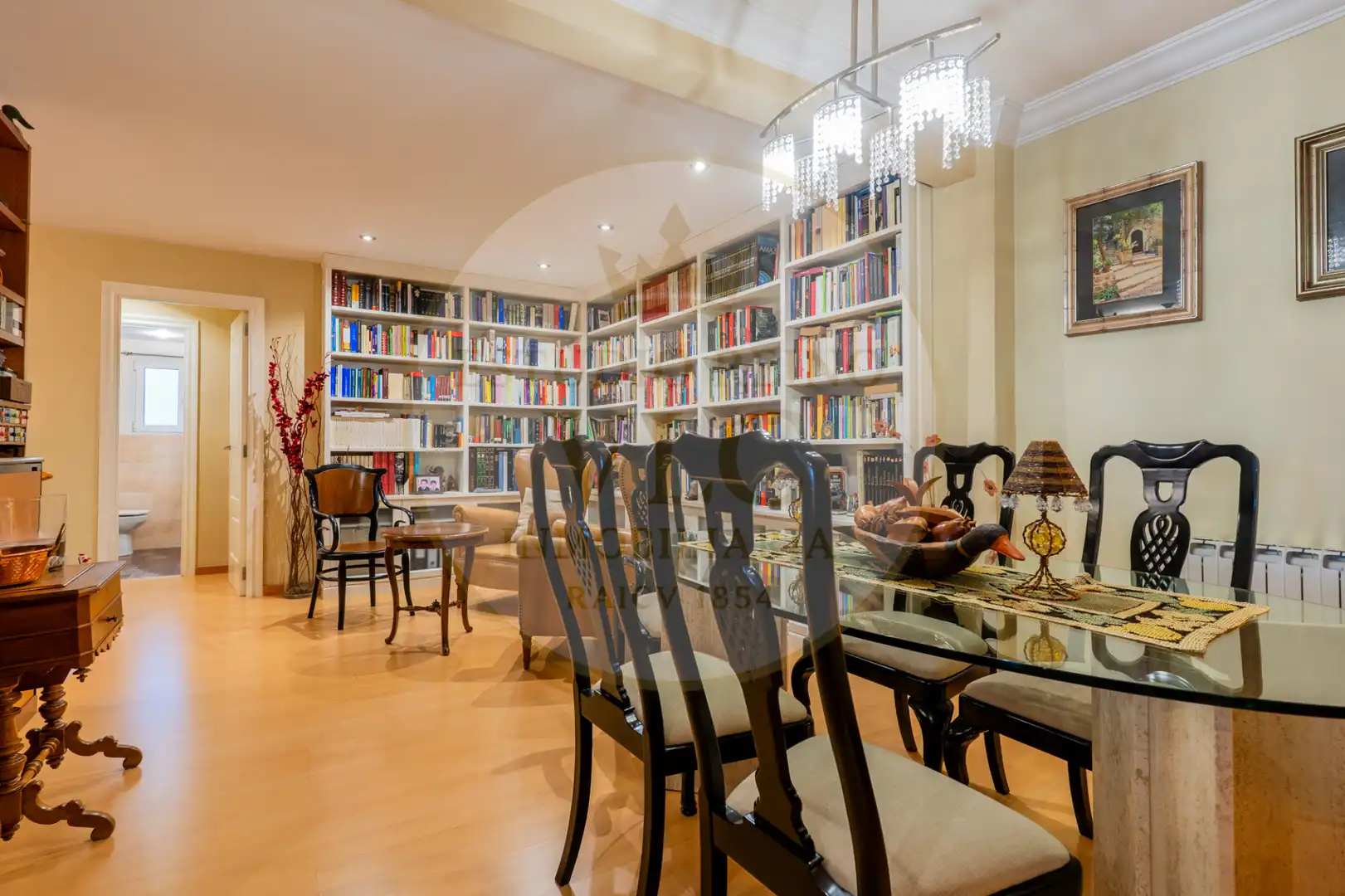 Menjador de Apartament en venda en Valencia amb Aire condicionat, Calefacció i Parquet