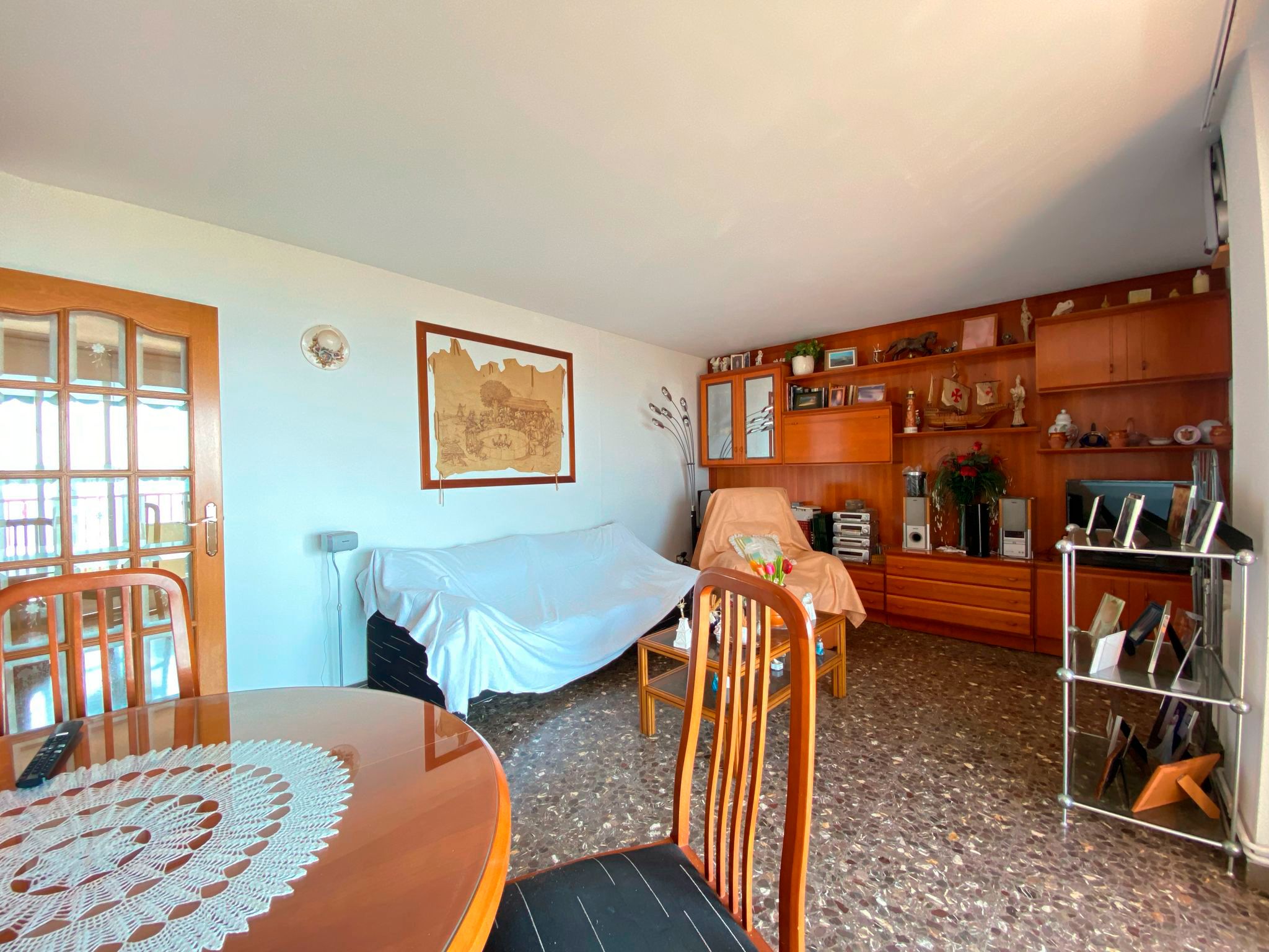 Living room of Flat for sale in Premià de Mar  with Heating and Balcony