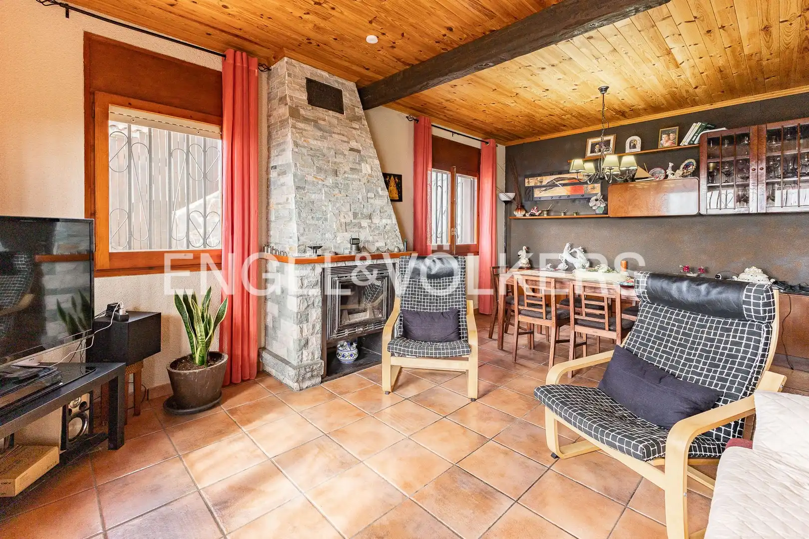 Living room of Houses for sale in Pineda de Mar  with Heating, Private garden and Terrace