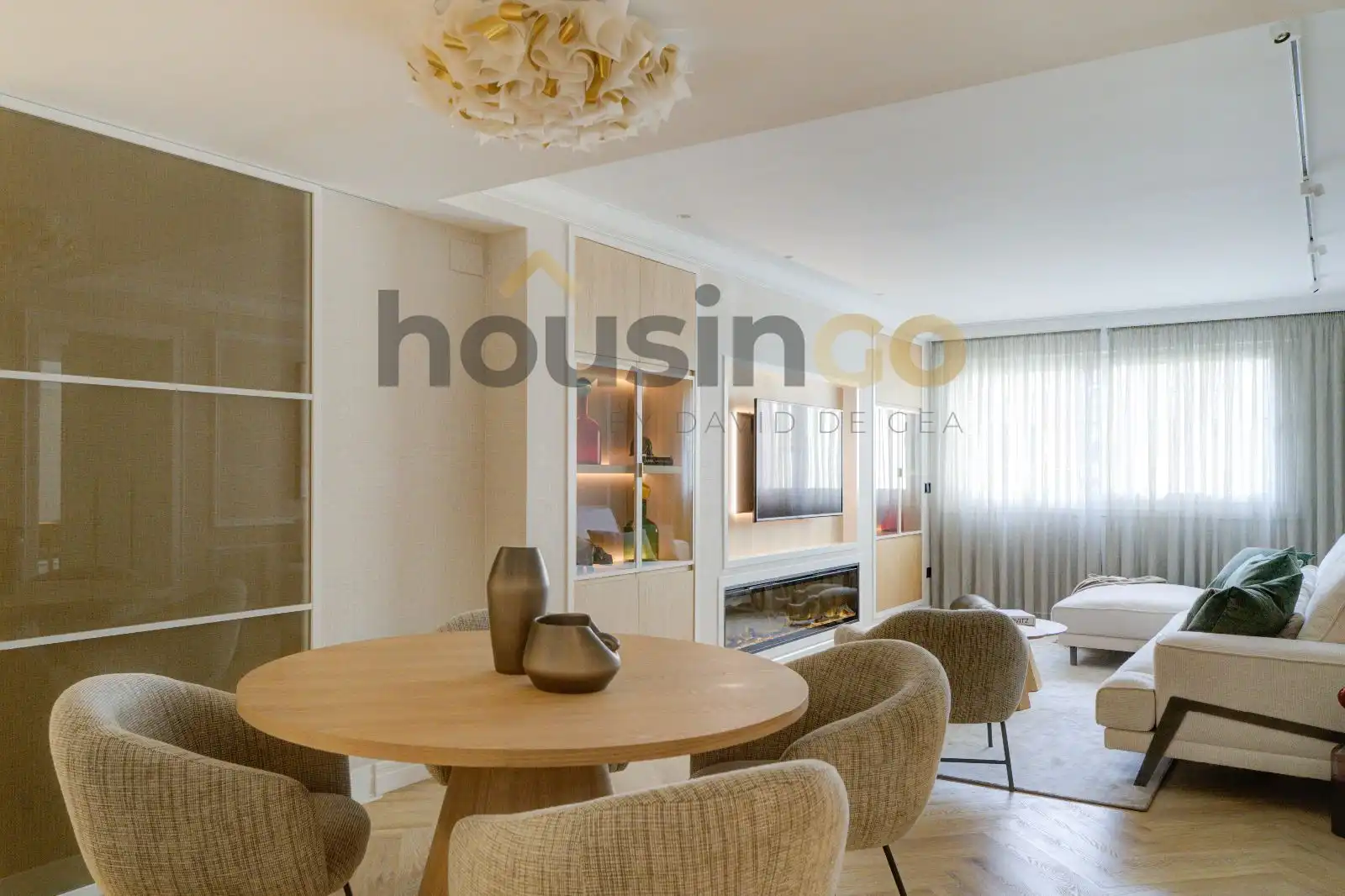 Sala de estar de Piso en venta en Madrid con Aire acondicionado, Calefacción y Parquet