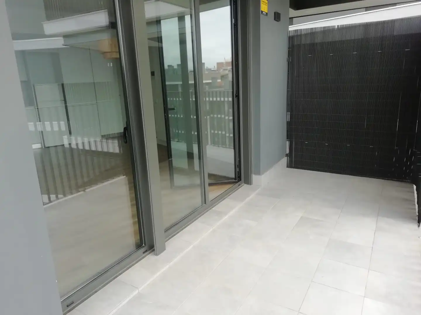 Terrasse von Wohnung zum Verkauf in Terrassa mit Klimaanlage, Heizung und Parkett
