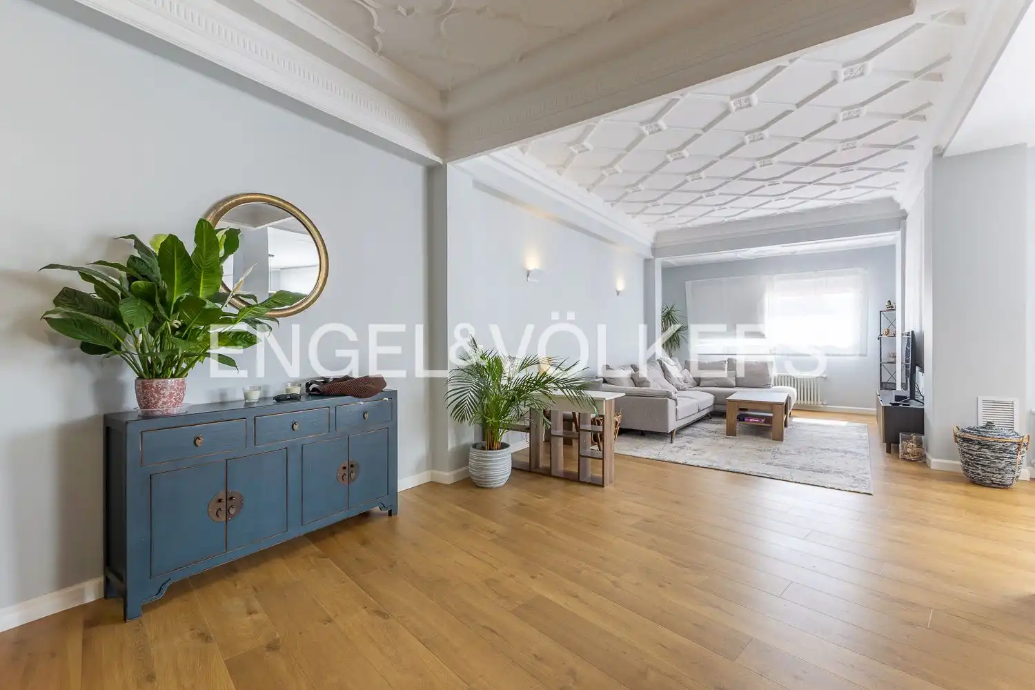 Sala de estar de Piso de alquiler en Valencia con Aire acondicionado, Calefacción y Parquet
