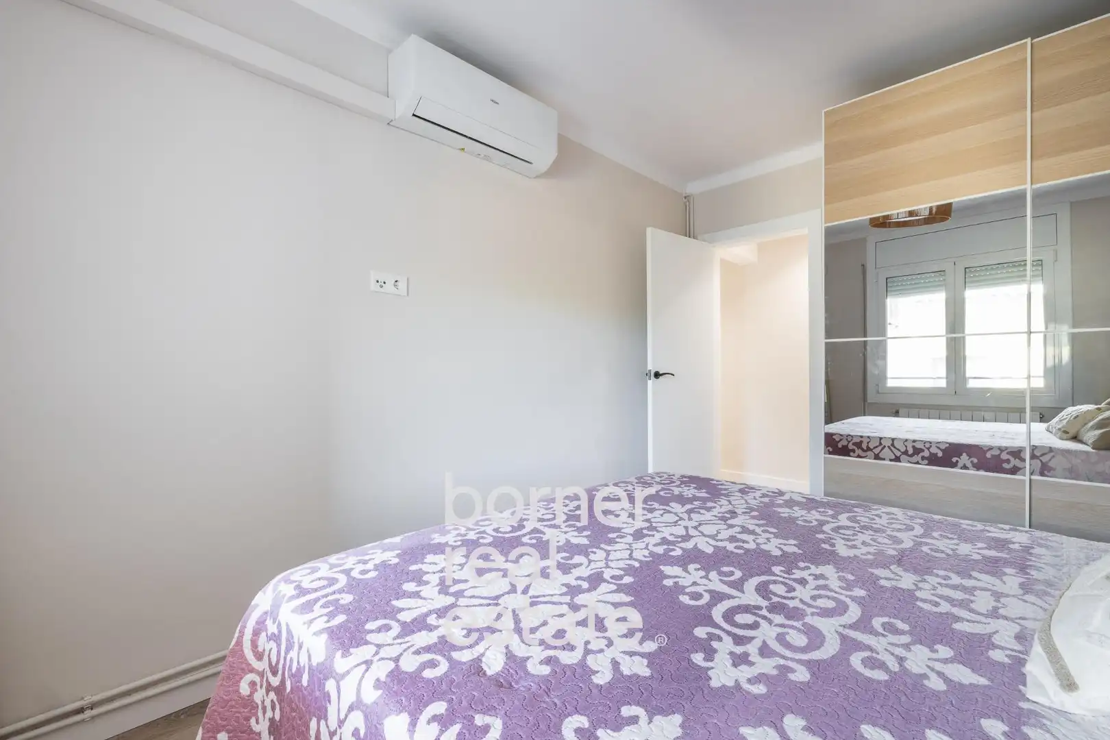 Schlafzimmer von Wohnung zum Verkauf in Rubí mit Heizung, Parkett und Balkon