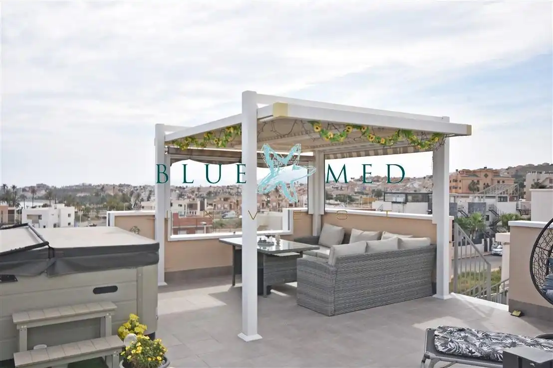 Terrasse von Dachboden zum Verkauf in Mazarrón mit Klimaanlage, Heizung und Terrasse
