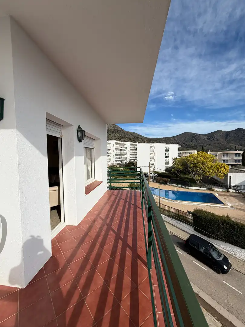 Exterior view of Apartments for sale in Roses  with Heating, Terrace and Furnished