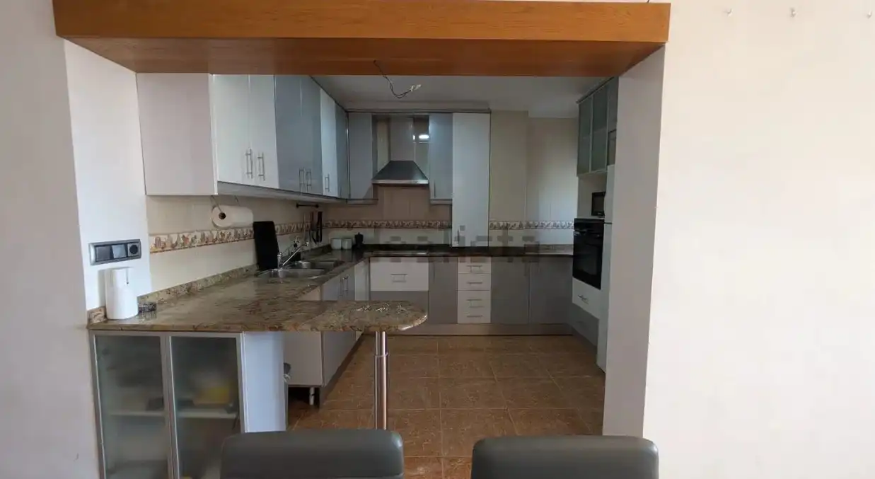 Kitchen of Flat for rent in Valencia  with Furnished, Oven and Washing machine