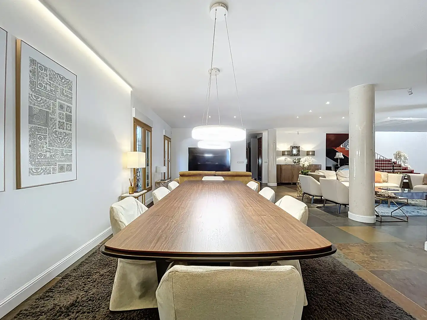 Comedor de Casa o chalet en venta en La Nucia con Jardín privado, Terraza y Piscina