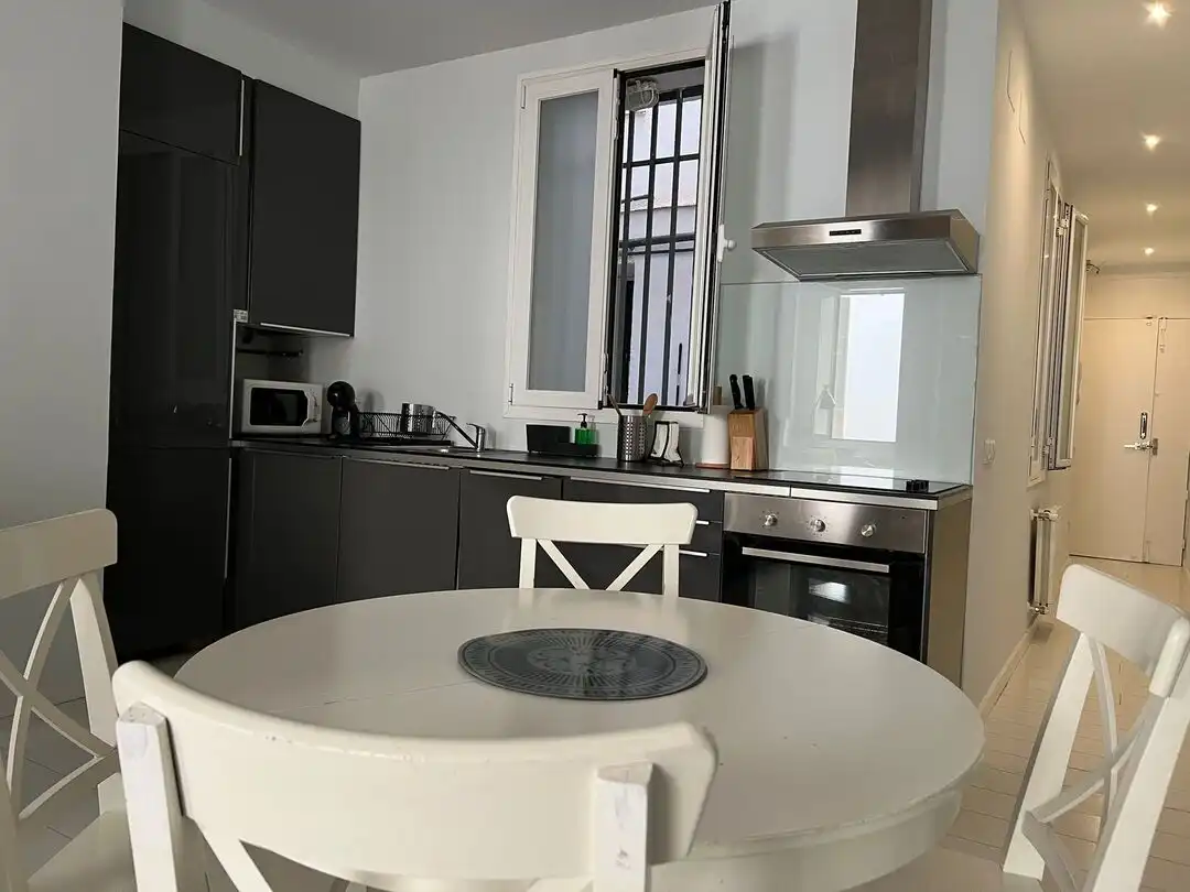 Kitchen of Flat for rent in Madrid  with Heating and Terrace