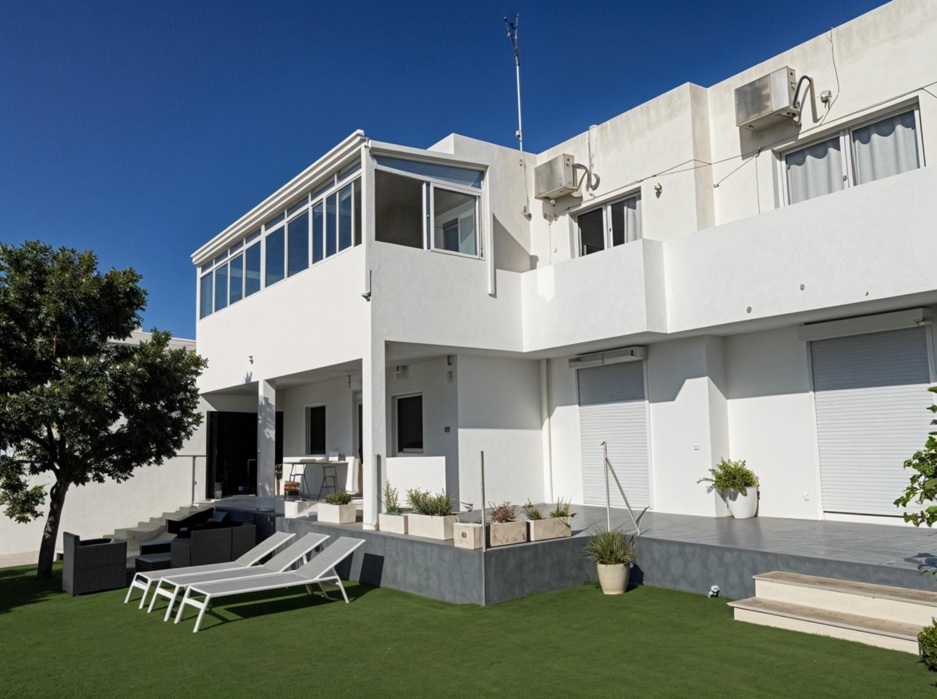 Exterior view of House or chalet for sale in Sant Antoni de Portmany  with Heating, Private garden and Terrace