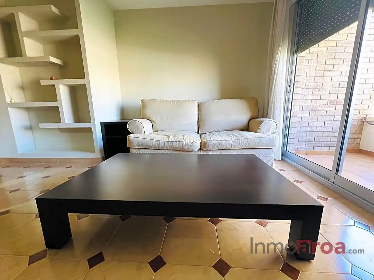 Sala d'estar de Pis de lloguer en Castellón de la Plana / Castelló de la Plana amb Terrassa i Moblat