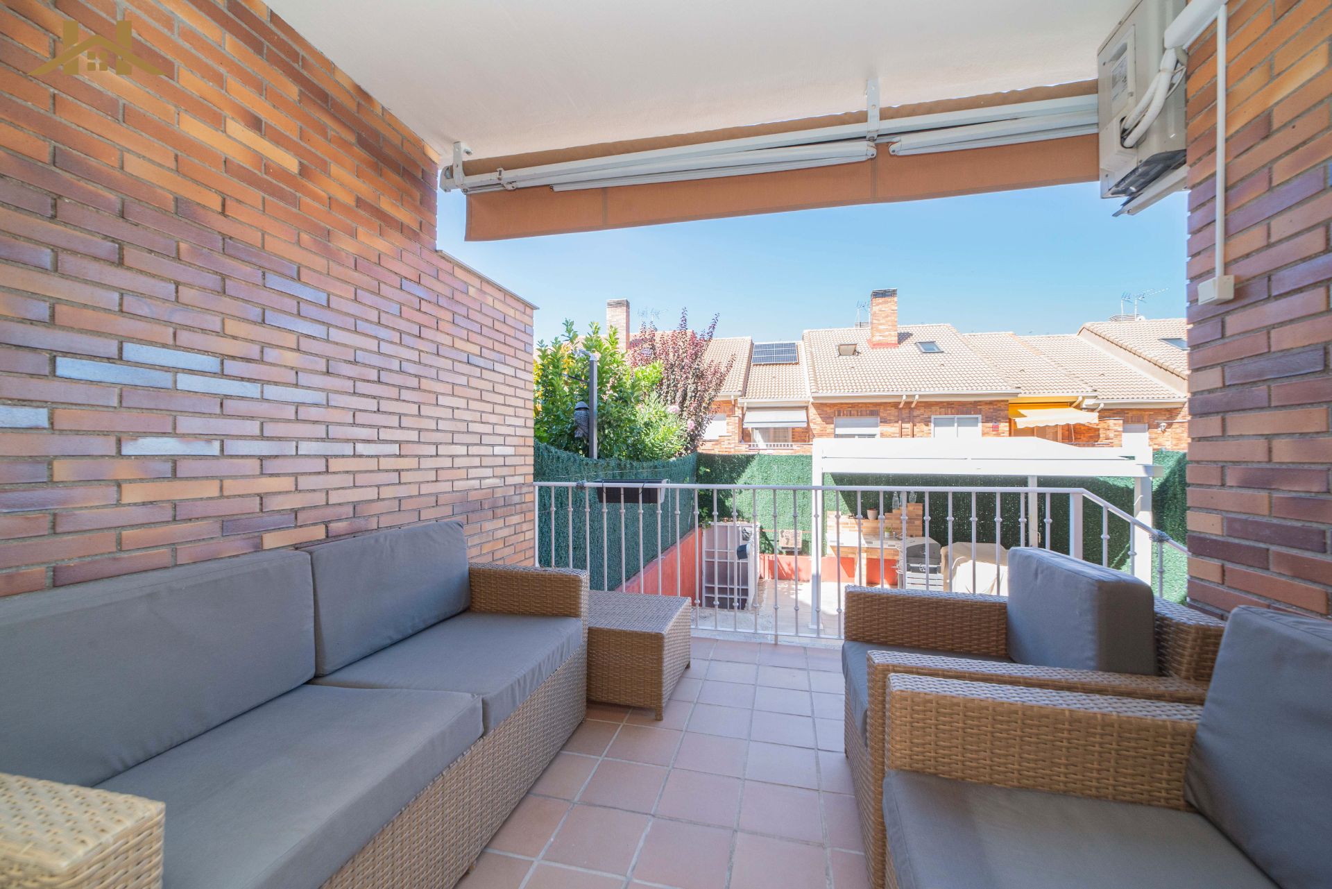 Terraza de Casa adosada en venta en Arroyomolinos (Madrid) con Aire acondicionado, Calefacción y Terraza