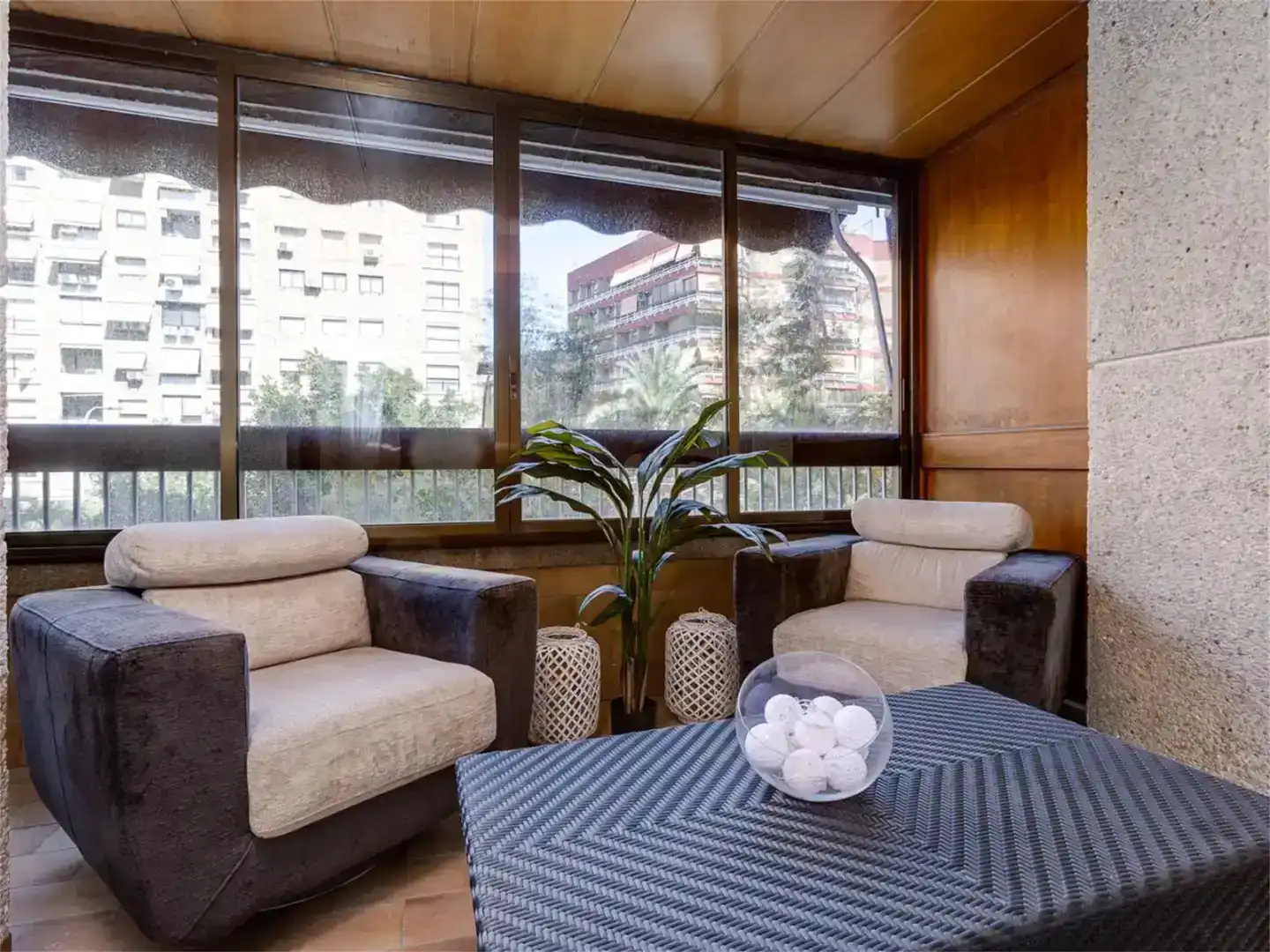 Terrasse von Wohnung zur Miete in Alicante / Alacant mit Klimaanlage und Balkon