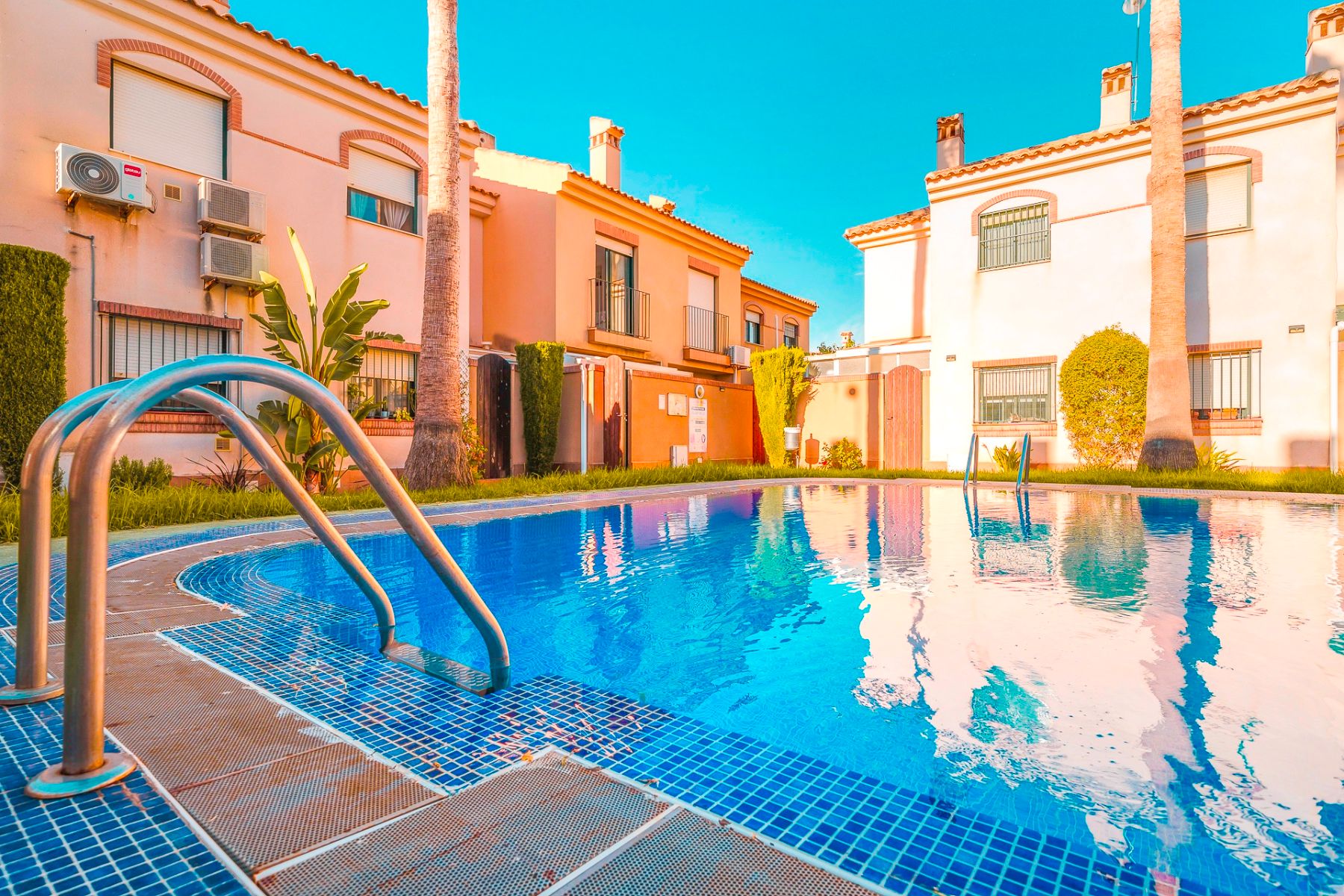 Swimming pool of Houses for sale in San Javier  with Air Conditioner, Swimming Pool and Furnished