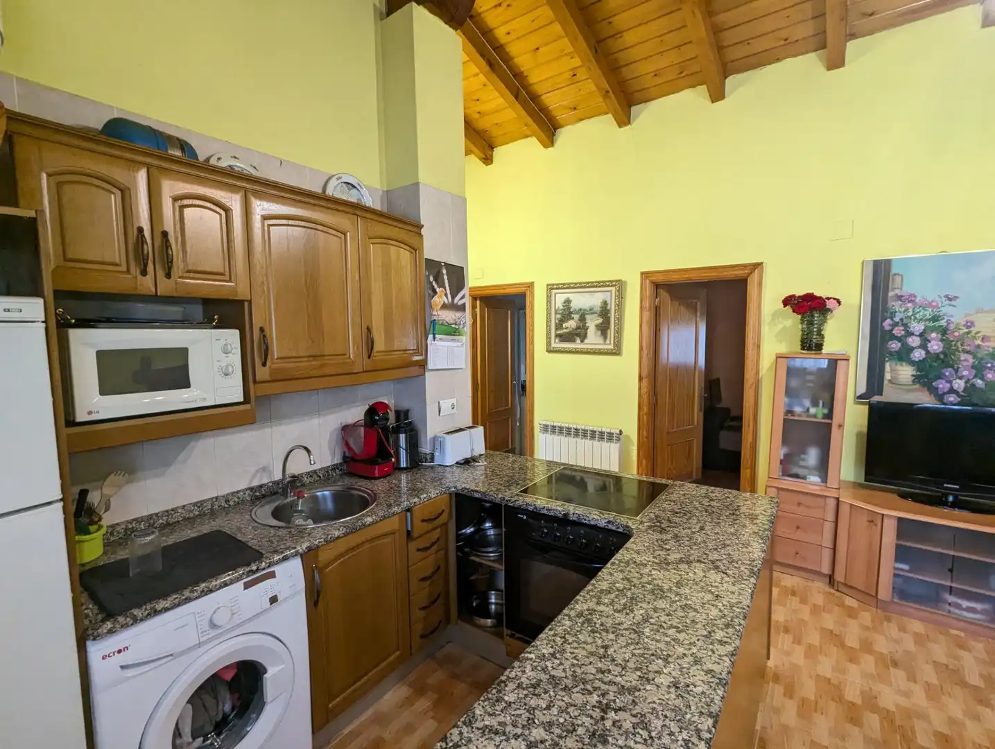 Cocina de Finca rústica en venta en Lerín con Jardín privado, Piscina y Amueblado
