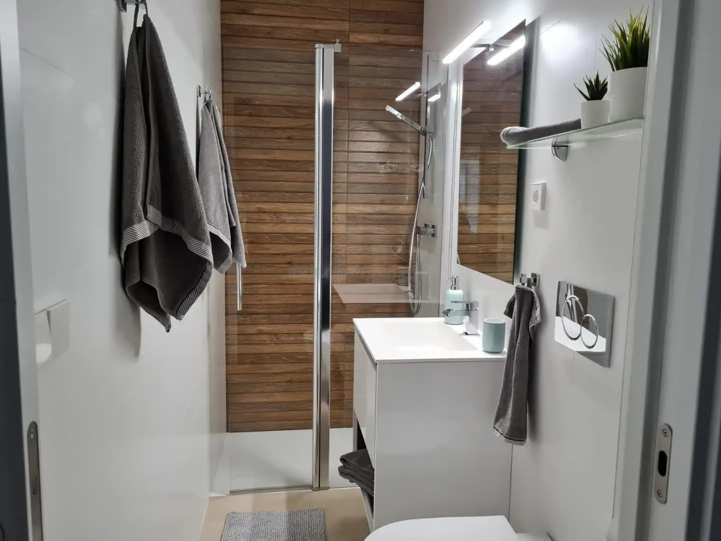 Baño de Apartamento en venta en Pilar de la Horadada con Aire acondicionado, Calefacción y Terraza