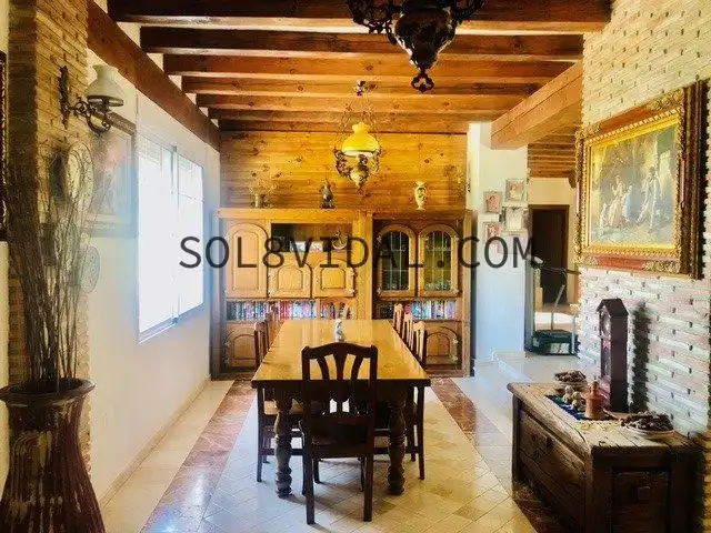 Menjador de Casa o xalet en venda en Orihuela amb Aire condicionat, Jardí privat i Terrassa