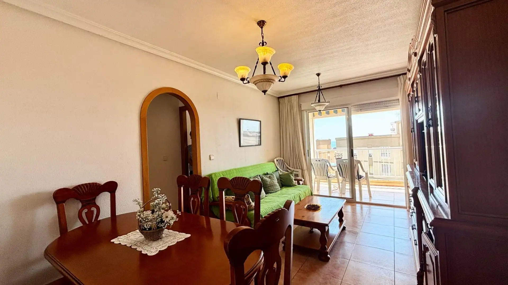 Living room of Flat for rent in Guardamar del Segura  with Terrace and Furnished