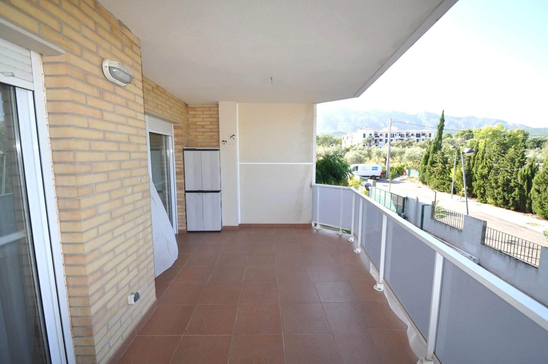 Terrasse von Wohnungen zum verkauf in Alcanar mit Klimaanlage, Heizung und Privatgarten