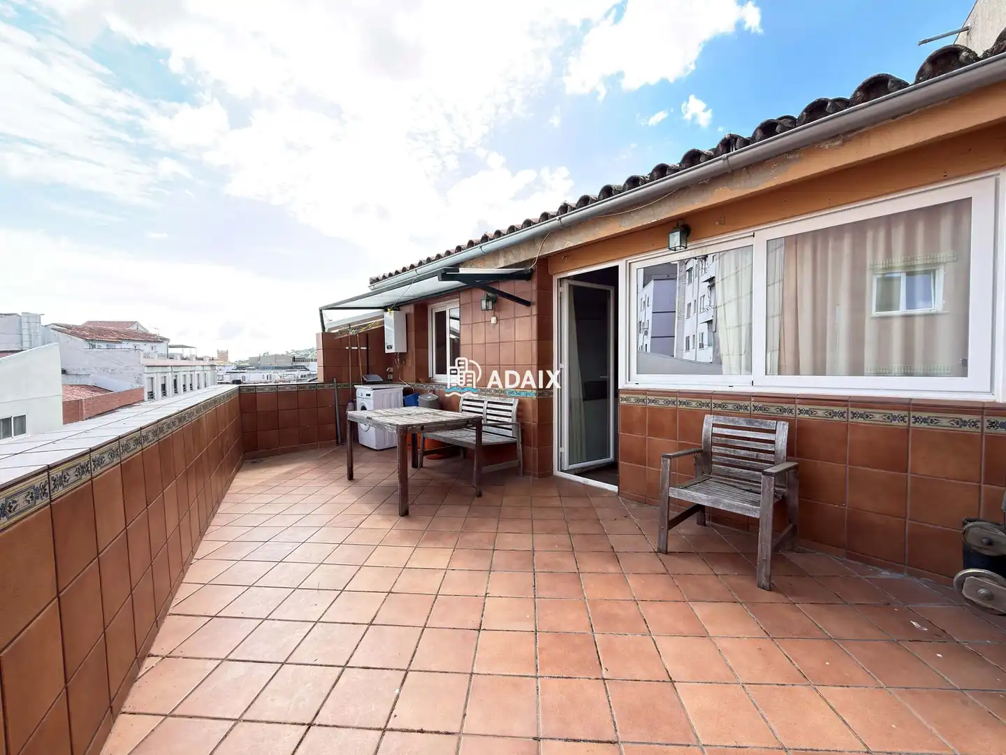 Terrace of Attic for rent in Cáceres  with Air Conditioner, Terrace and Furnished
