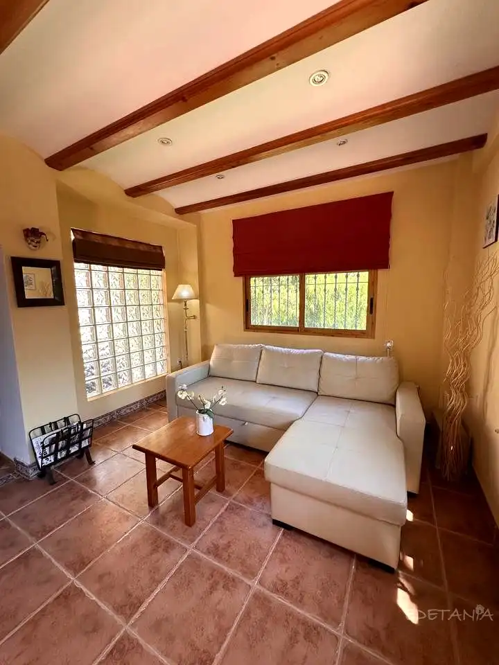 Sala de estar de Casa o chalet de alquiler en Moncada con Aire acondicionado, Jardín privado y Terraza
