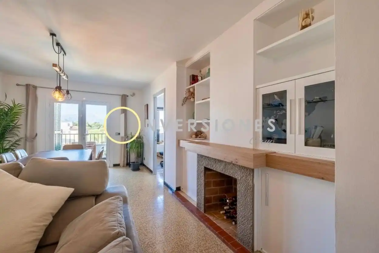 Wohnzimmer von Wohnung zum Verkauf in Pollença mit Klimaanlage, Terrasse und Abstellraum