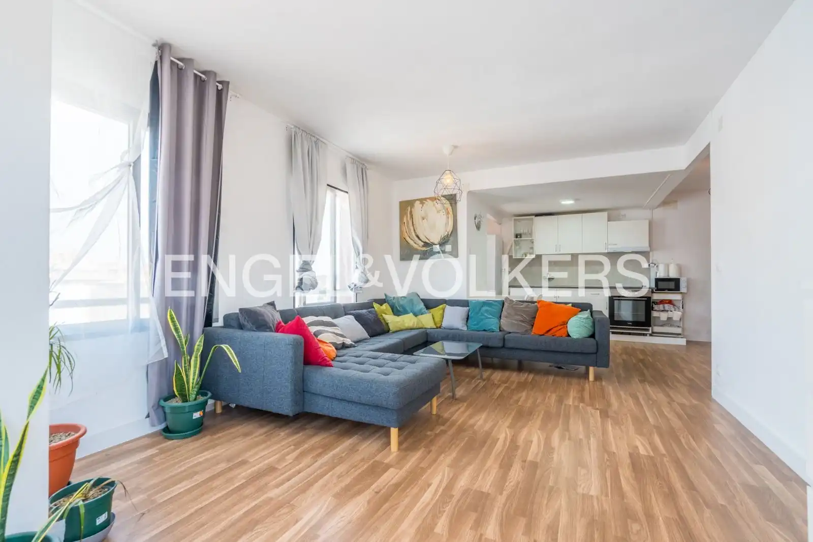 Living room of Flat for rent in Sagunto / Sagunt  with Air Conditioner, Heating and Parquet flooring