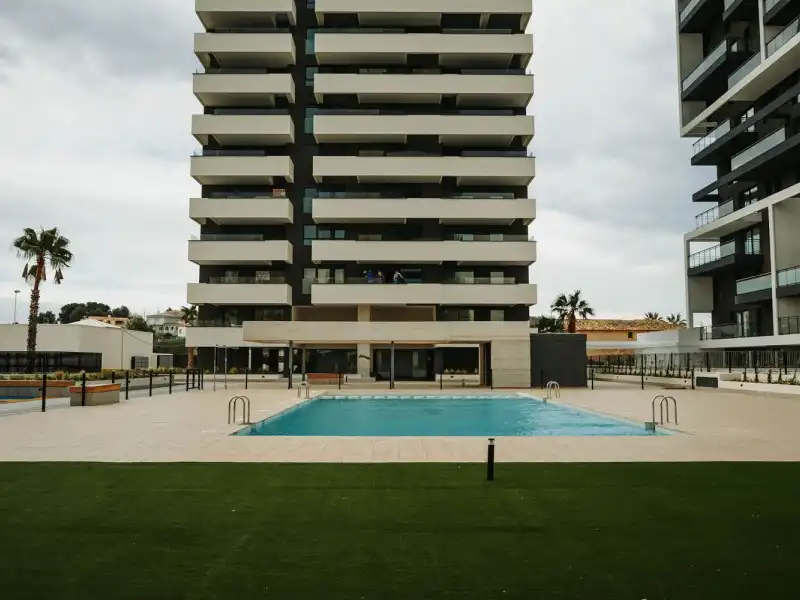 Vista exterior de Ático en venta en Calpe / Calp con Aire acondicionado, Calefacción y Jardín privado