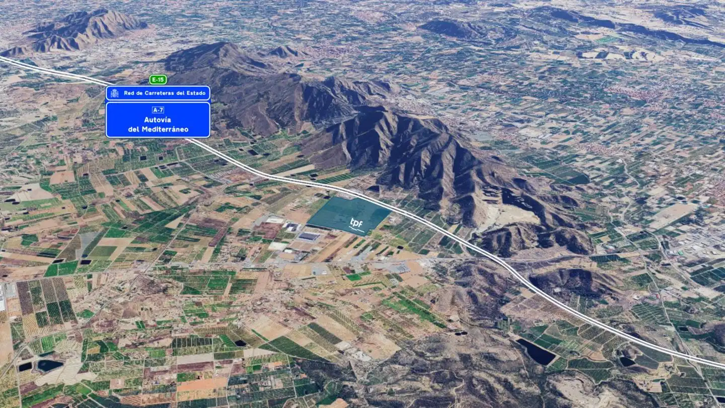 Vista exterior de Terreno industrial en venta en Santomera