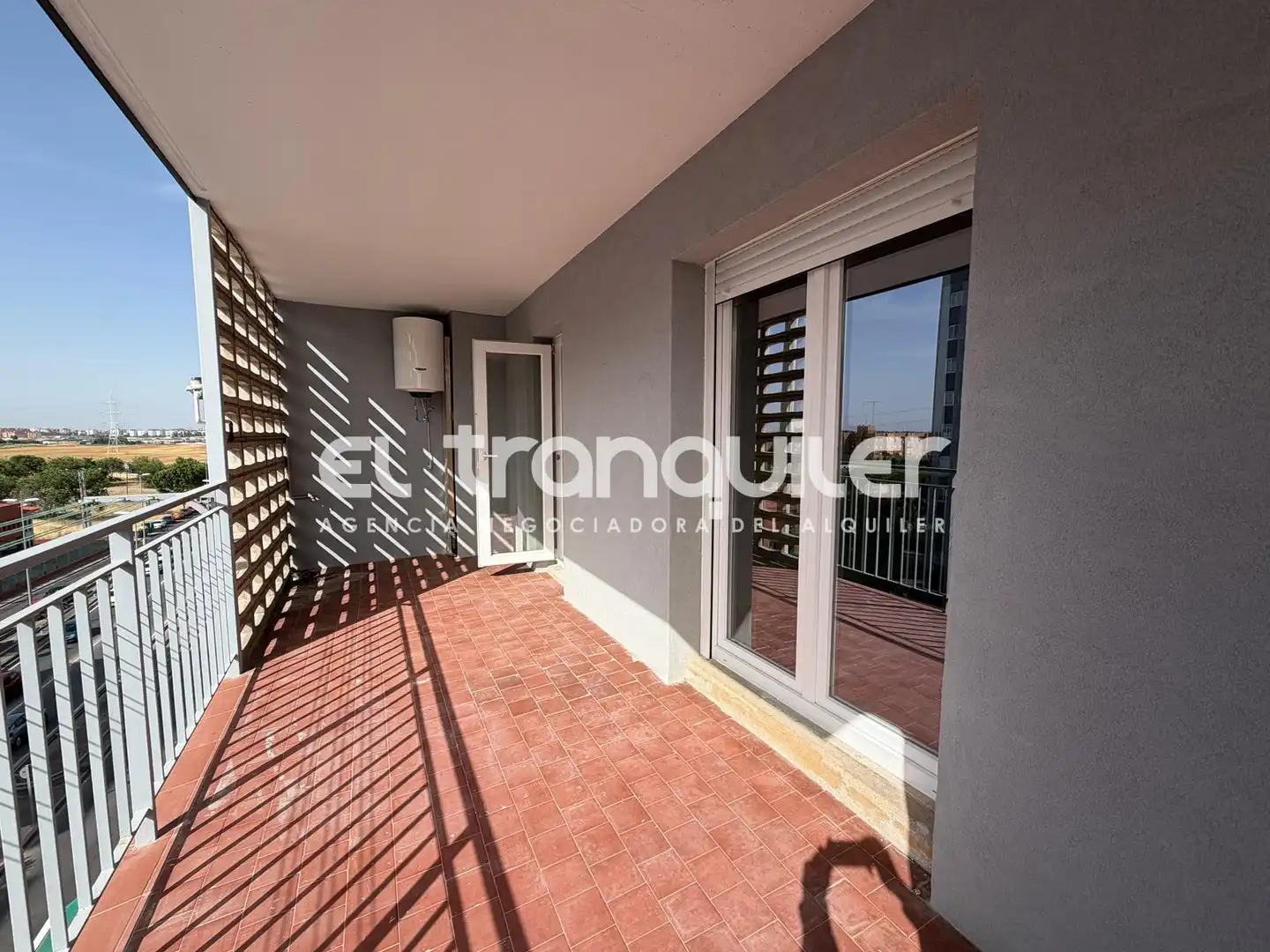 Terraza de Piso de alquiler en Humanes de Madrid con Aire acondicionado, Parquet y Terraza