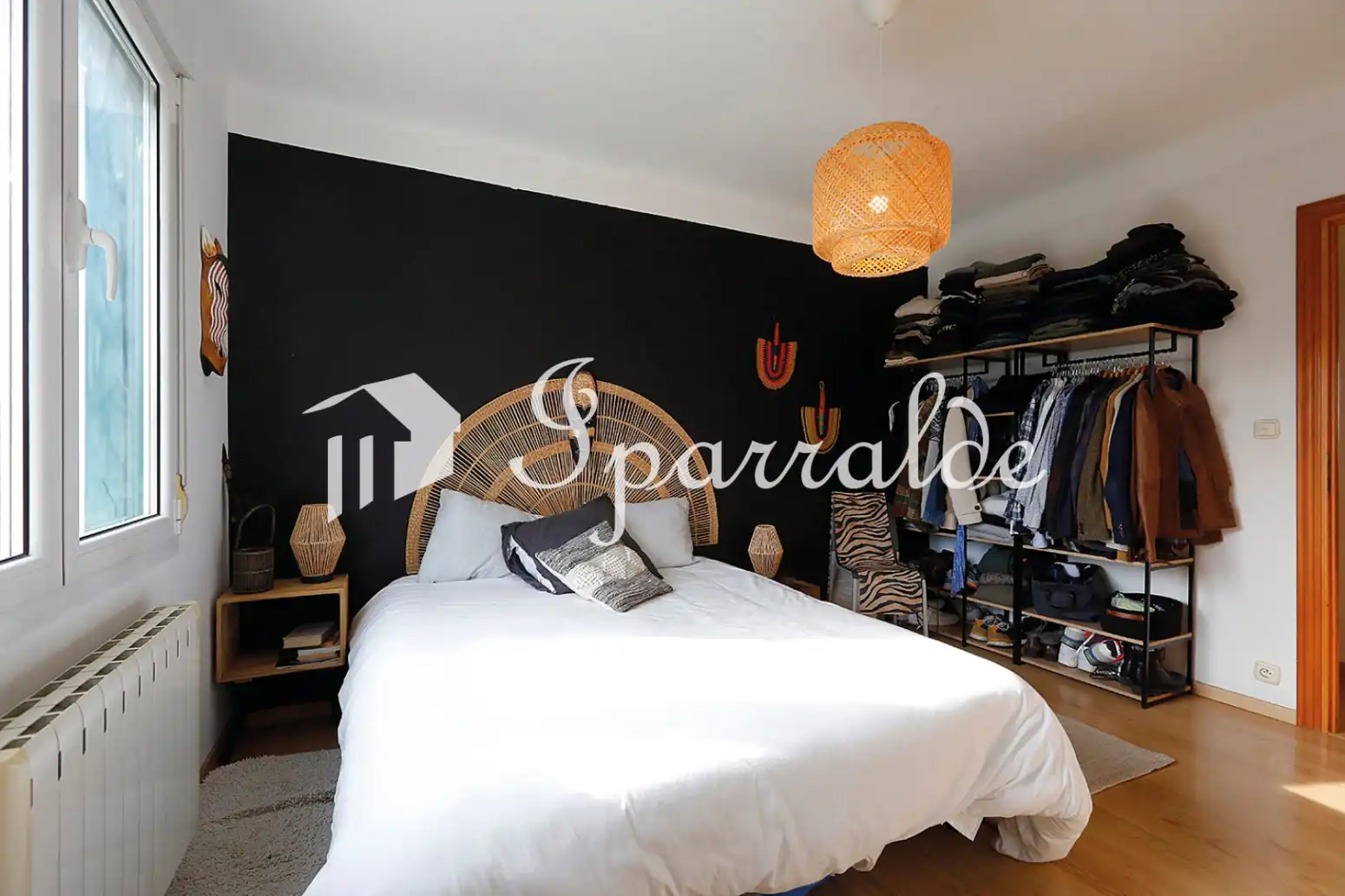 Bedroom of Flat for sale in Hendaye  with Heating, Parquet flooring and Balcony