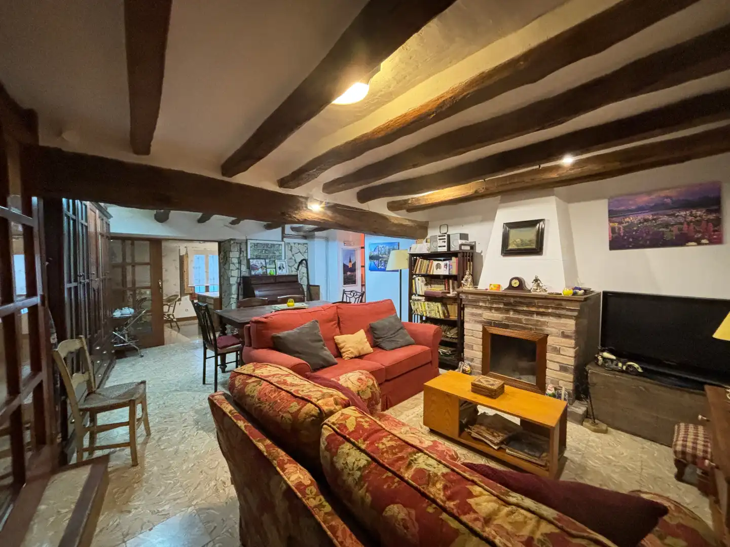 Sala de estar de Finca rústica en venta en Tivissa con Amueblado