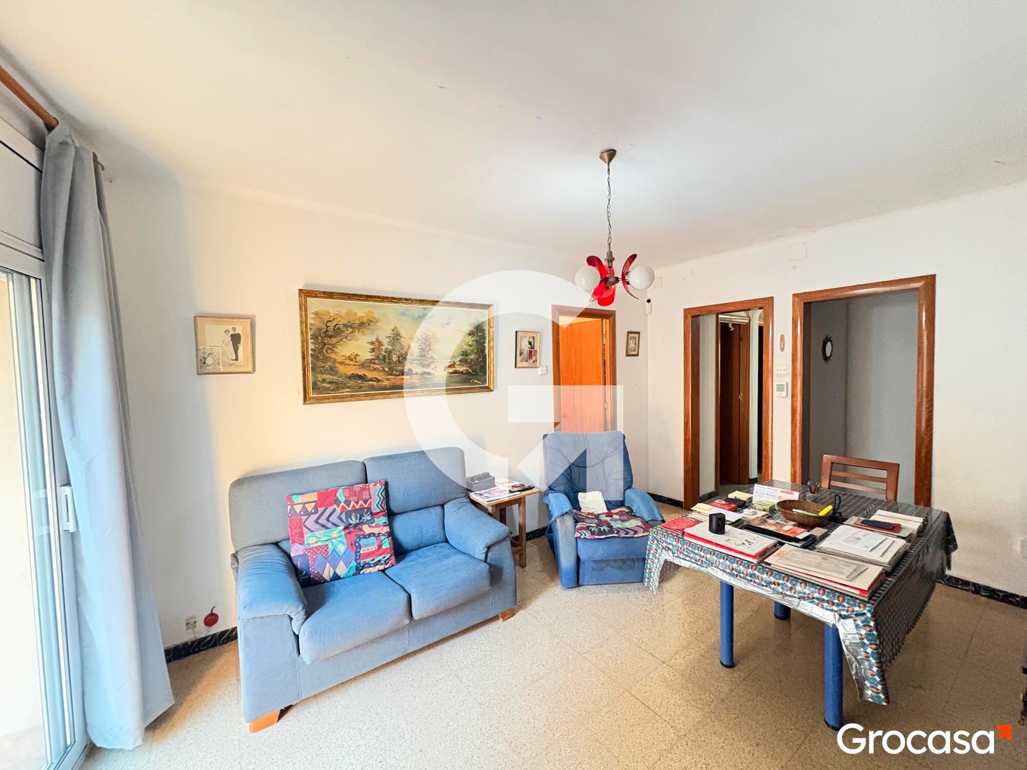 Sala d'estar de Pis en venda en Mataró amb Balcó