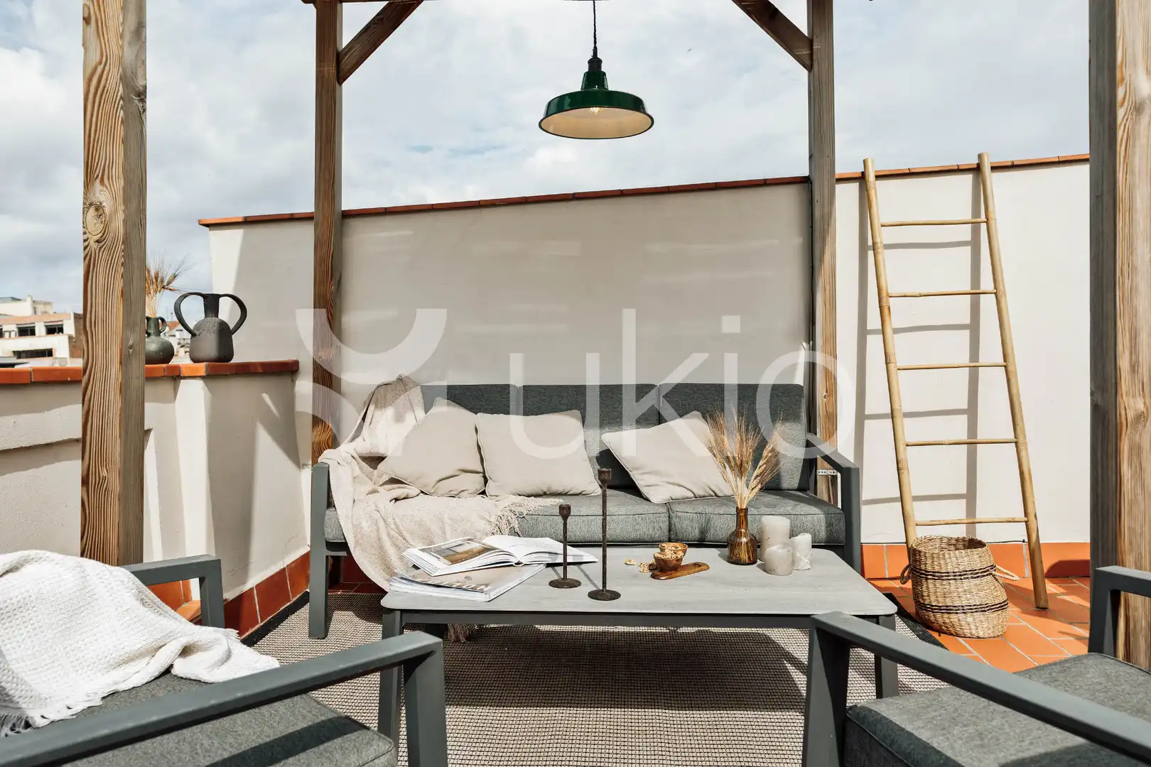 Terraza de Apartamento de alquiler en Eixample