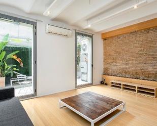 Sala d'estar de Pis de lloguer en  Barcelona Capital amb Aire condicionat, Calefacció i Terrassa