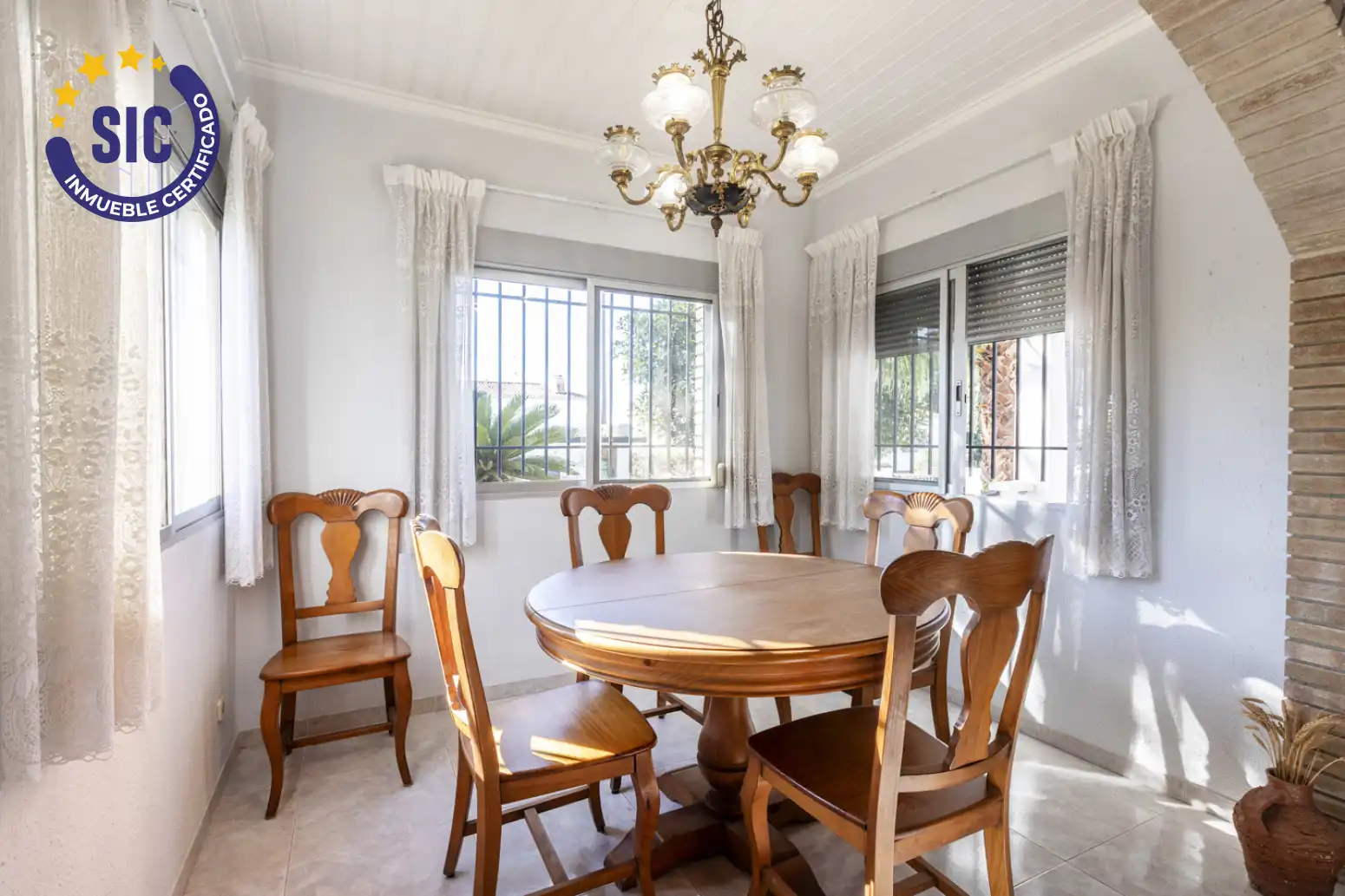 Dining room of Houses for sale in L'Eliana  with Air Conditioner, Heating and Private garden