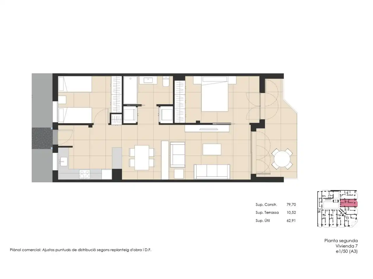 Wohnung mit Aufzug zum Verkauf in Calle President Macià 116, imagen 46