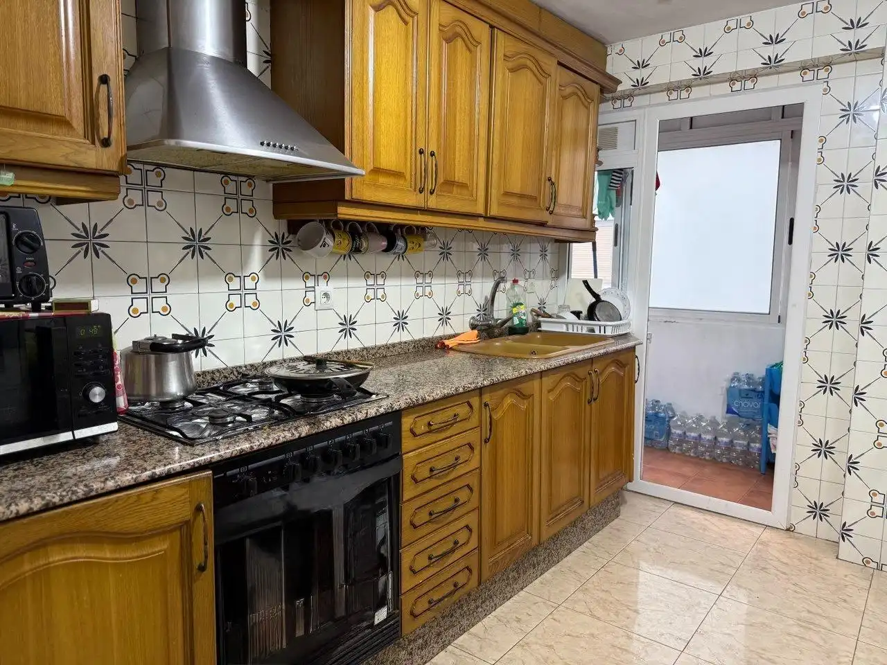 Cocina de Apartamento en venta en Valencia con Aire acondicionado y Terraza
