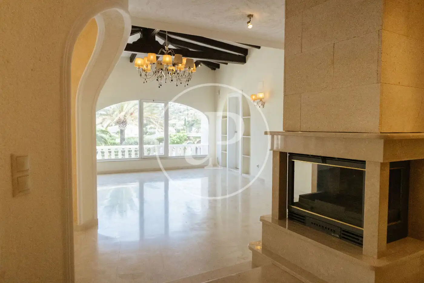 Sala de estar de Casa o chalet en venta en Calpe / Calp con Aire acondicionado, Calefacción y Jardín privado