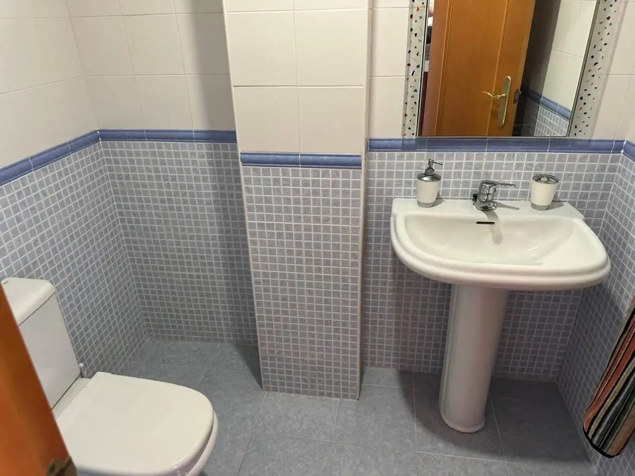Bany de Dúplex de lloguer en Valencia amb Calefacció, Terrassa i Moblat