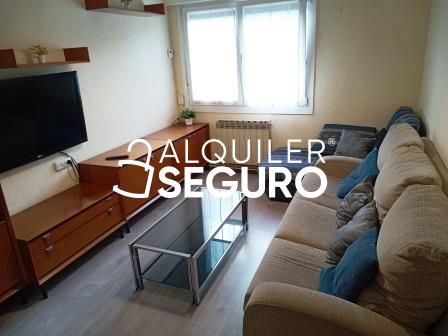Sala d'estar de Pis de lloguer en Vitoria - Gasteiz amb Calefacció, Terrassa i Moblat