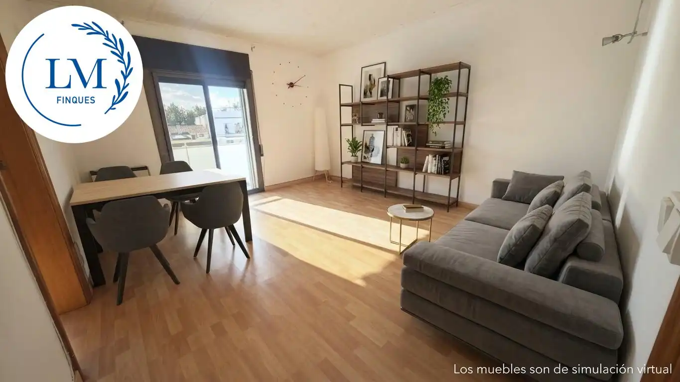 Sala d'estar de Àtic en venda en Vilanova i la Geltrú amb Terrassa