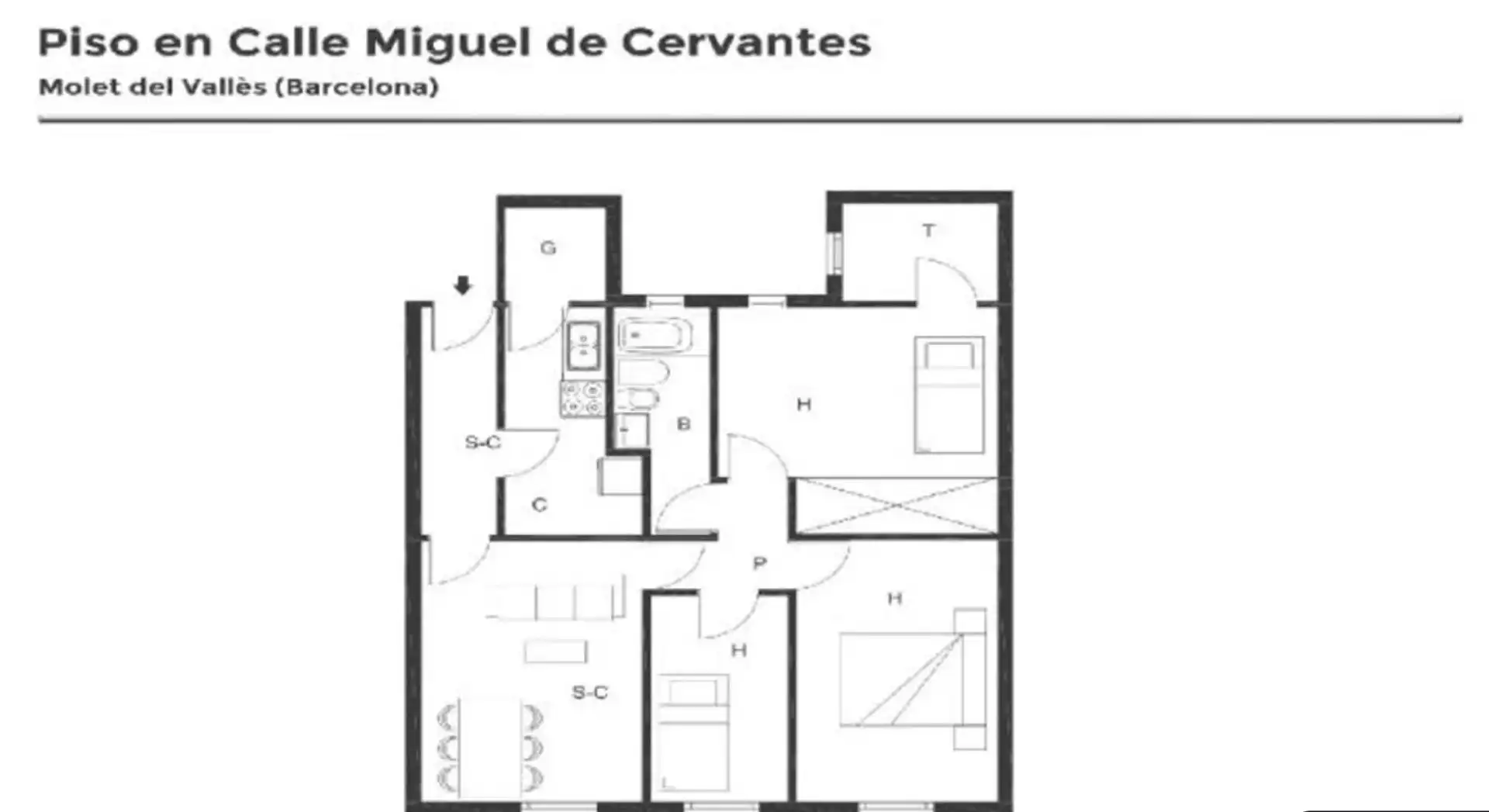 Flat with lift for sale in MIGUEL DE CERVANTES, imagen 16