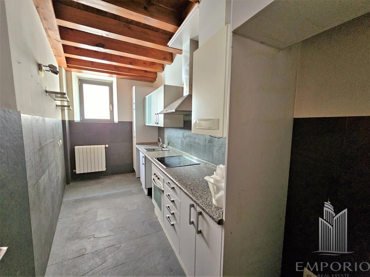 Kitchen of Flat for sale in Segovia Capital  with Heating and Balcony