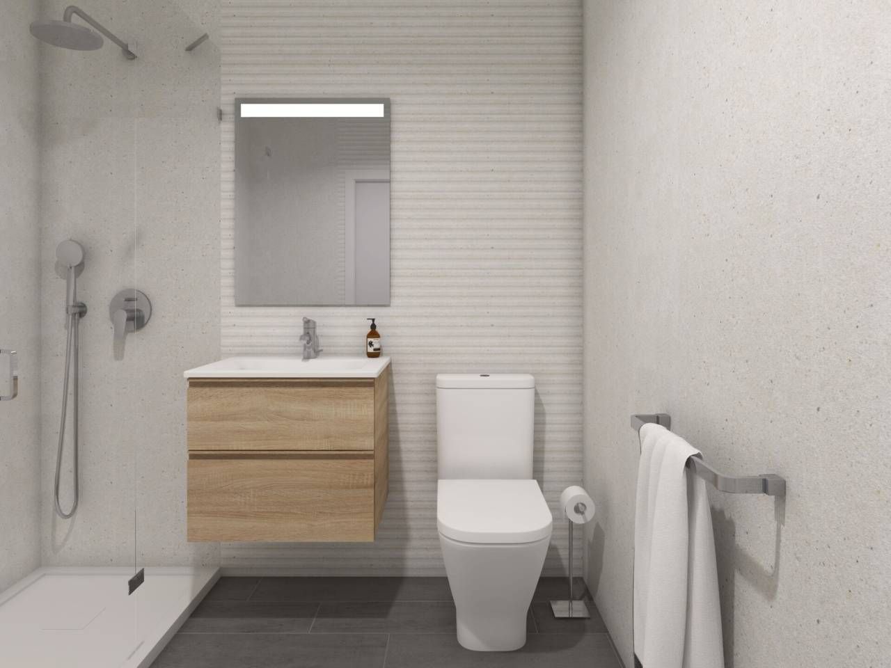 Bathroom of Flat for sale in Cardedeu  with Heating, Private garden and Parquet flooring
