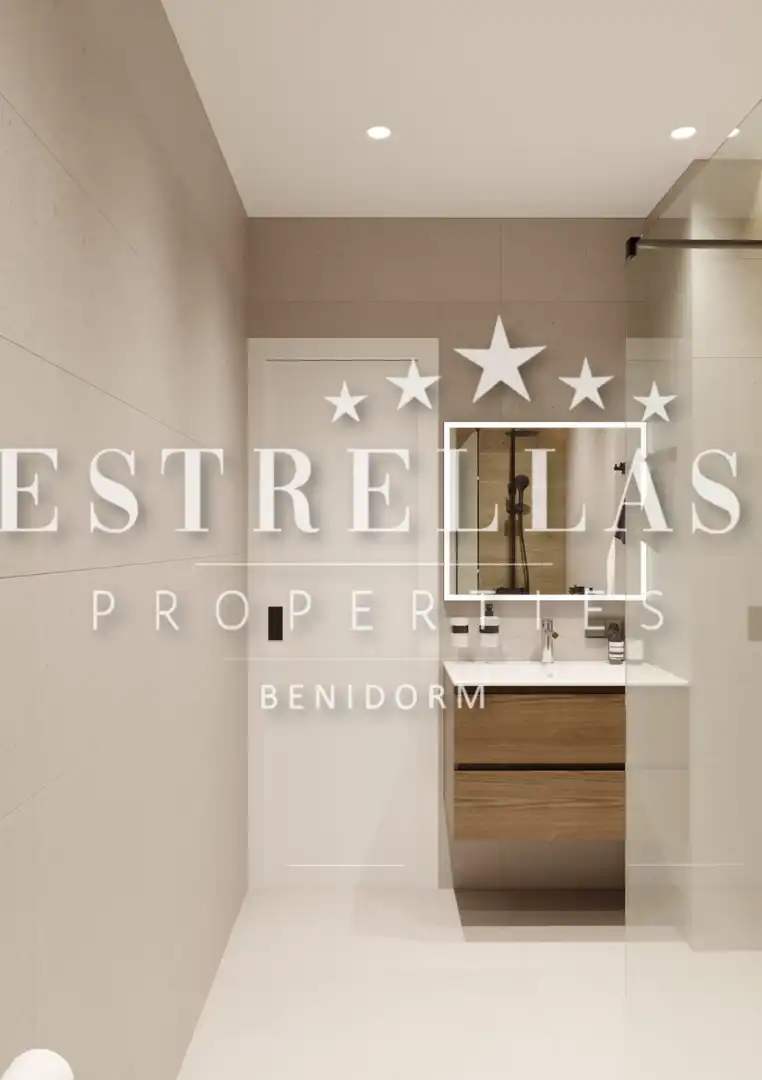 Habitación de Apartamento en venta en Benidorm con Aire acondicionado, Calefacción y Jardín privado
